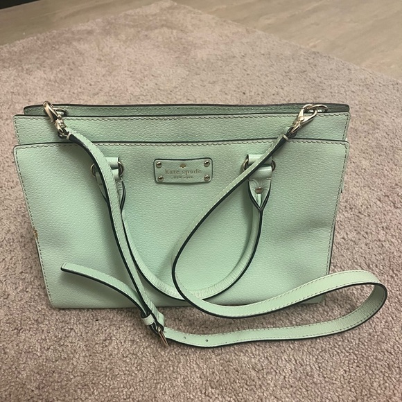 Kate Spade Mint Green Tote Bag - Picture 3 of 5